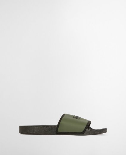 Barbour Cresswell Slider | Uniform Green