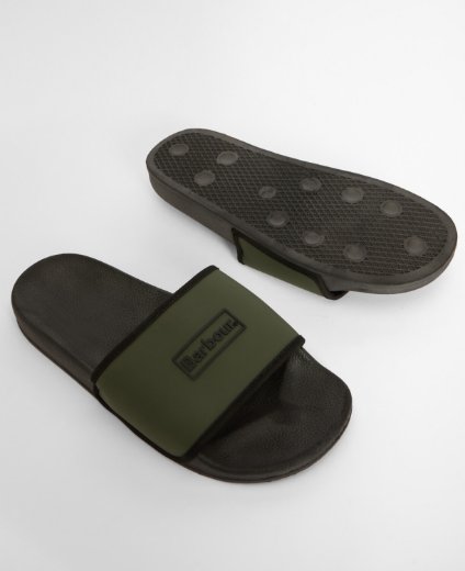 Barbour Cresswell Slider | Uniform Green