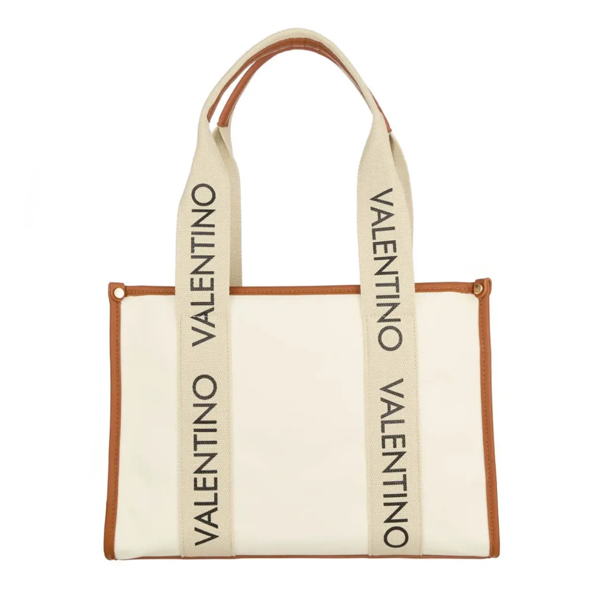 Valentino Candle Large Canvas Tote | NATURAL