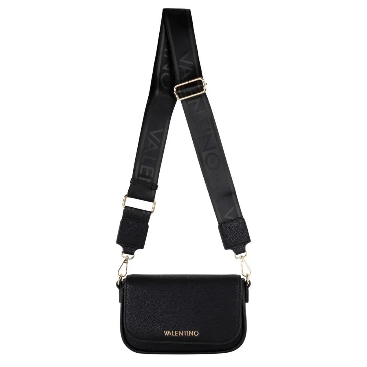 Valentino Miramar Flap Crossbody Bag | Black