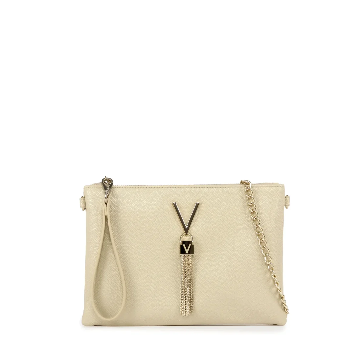 Valentino Bags Divina Flat Clutch | Beige