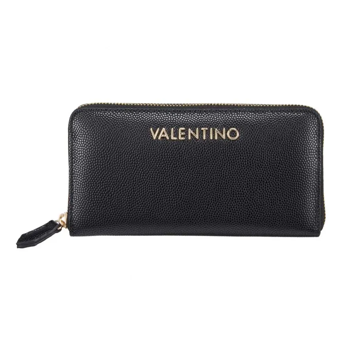 Valentino Divina Zip Around Purse | Black / Gold