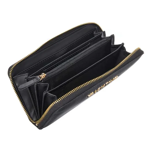 Valentino Divina Zip Around Purse | Black / Gold
