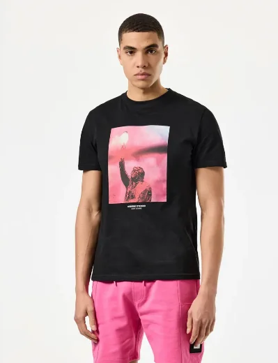 Weekend Offender Bagliore Graphic T-Shirt | Black