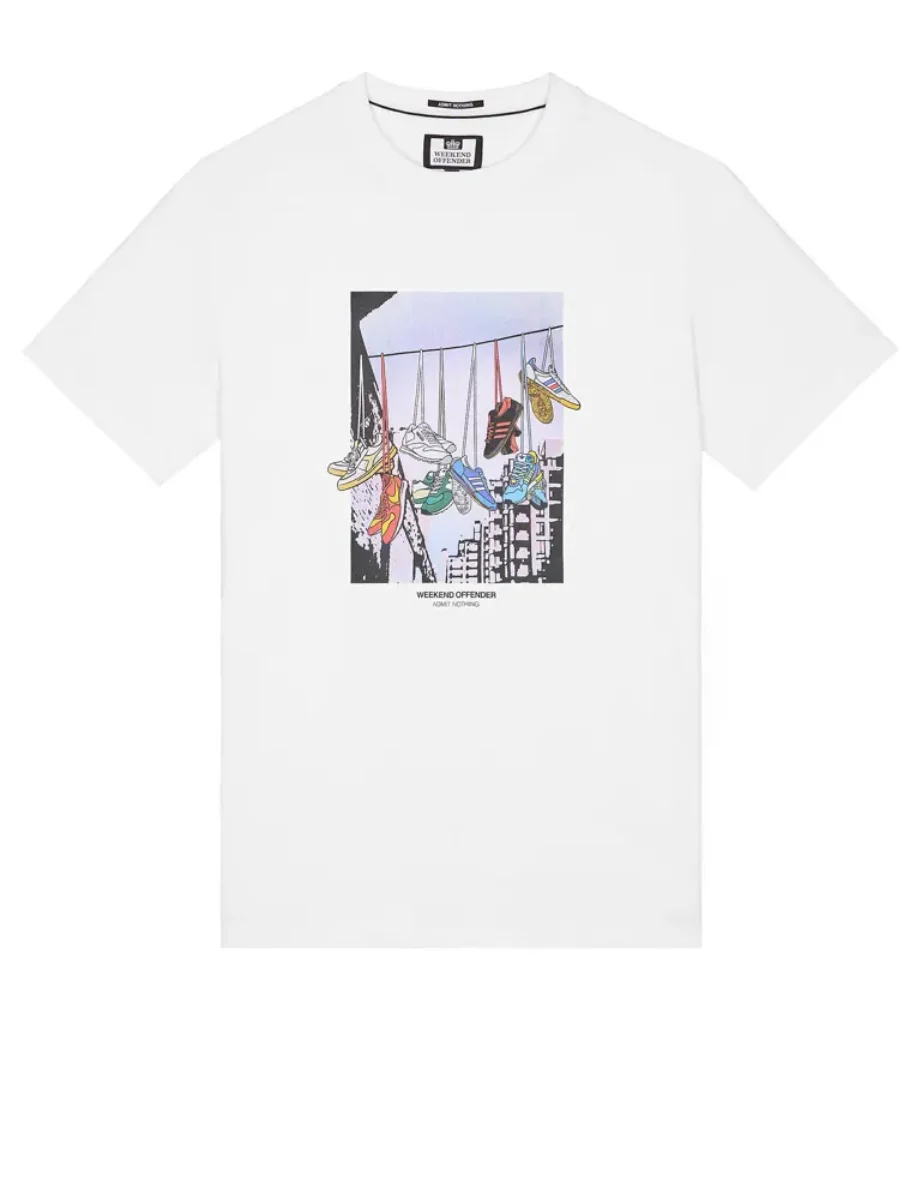 Weekend Offender Turf Wars Graphic T-Shirt | White