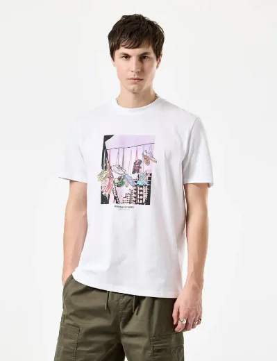 Weekend Offender Turf Wars Graphic T-Shirt | White