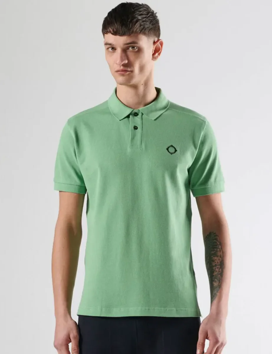 Ma.Strum SS Pique Polo Shirt | Feldspar
