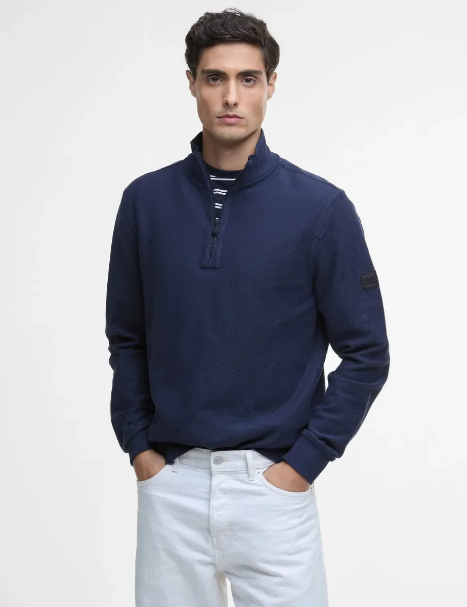 Barbour International Samuel Funnel Neck | Navy