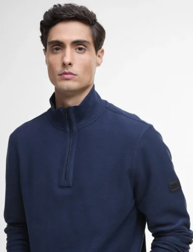 Barbour International Samuel Funnel Neck | Navy