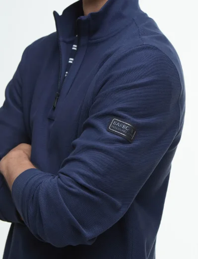 Barbour International Samuel Funnel Neck | Navy