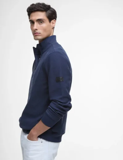 Barbour International Samuel Funnel Neck | Navy