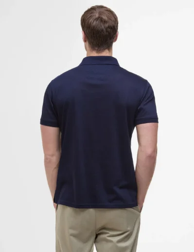 Barbour Sutton Tailored Fit Polo Shirt | Navy