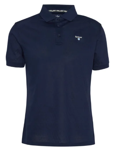 Barbour Sutton Tailored Fit Polo Shirt | Navy