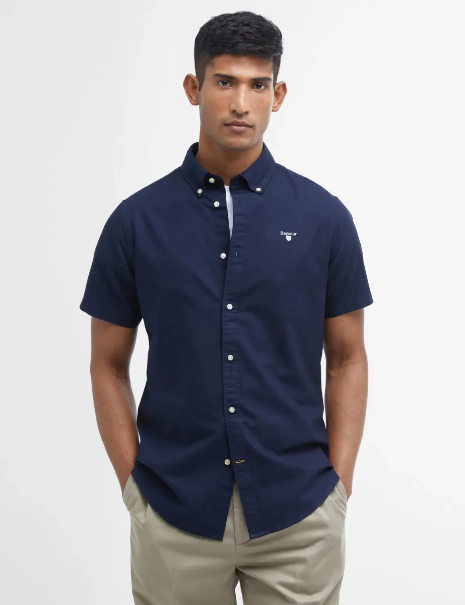Barbour Oxtown Short Sleeve Tailored Shirt | Navy
