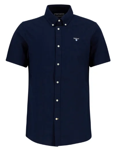 Barbour Oxtown Short Sleeve Tailored Shirt | Navy