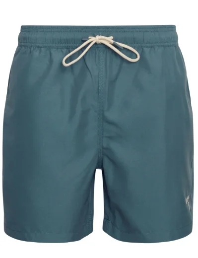 Barbour Staple Logo 5' Swim Shorts | Vintage Teal