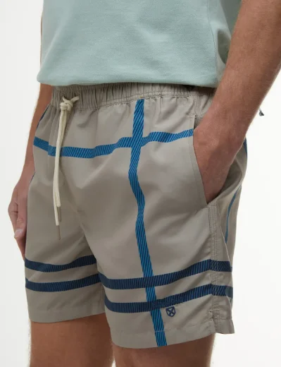 Barbour Twain Swim Shorts | Washed Stone