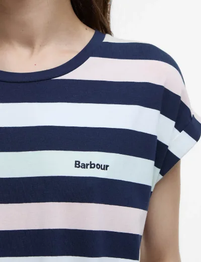 Barbour Women's Marloes Dress | Navy\Pale Aqua Blue