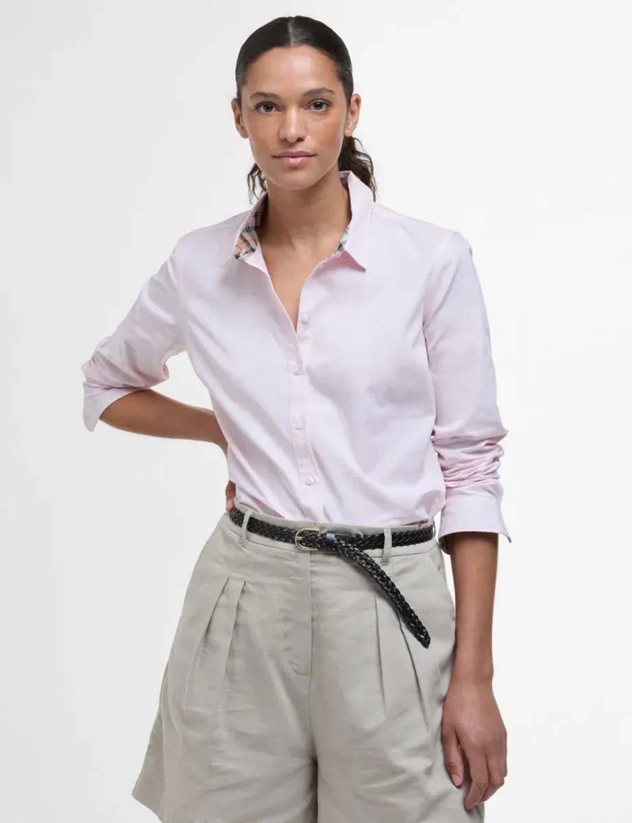 Barbour Women's Derwent Shirt | Pink/Hessian Tartan