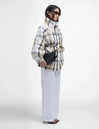 Barbour Women's Suri Check Jacket | Safari Dress Tartan Mist