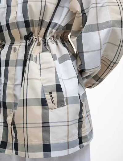Barbour Women's Suri Check Jacket | Safari Dress Tartan Mist