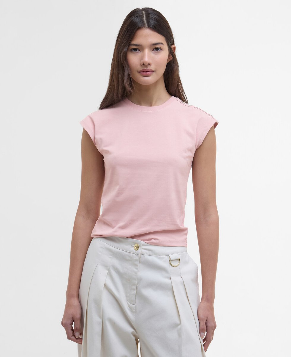Barbour Women's International Priya Top | Pale Mauve