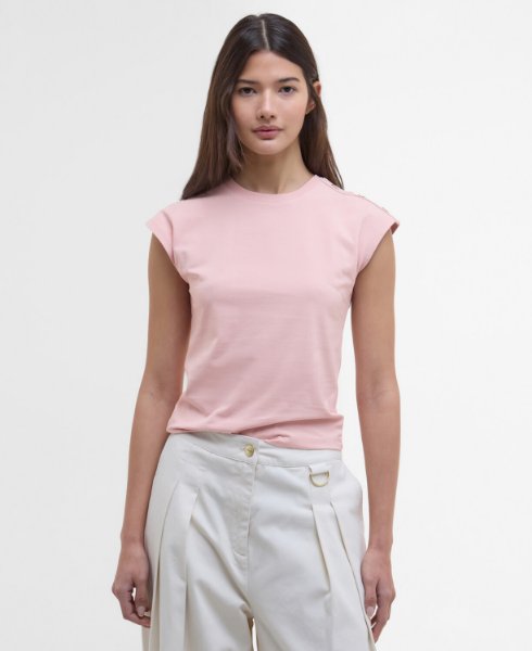 Barbour Women's International Priya Top | Pale Mauve Barbour Women's International Priya Top | Pale Mauve