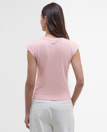 Barbour Women's International Priya Top | Pale Mauve