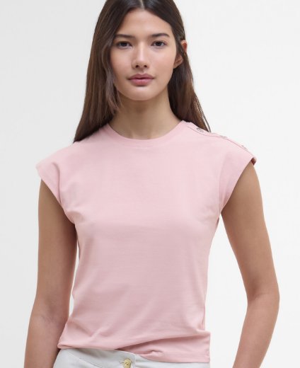 Barbour Women's International Priya Top | Pale Mauve