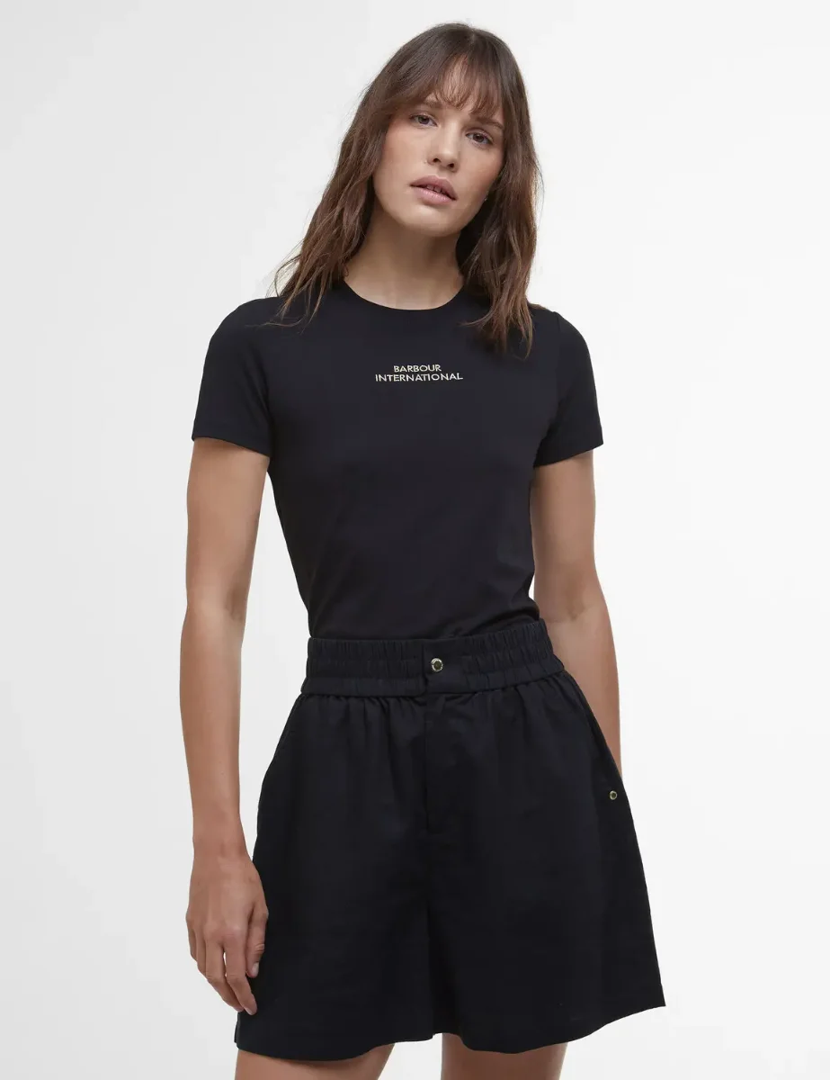 Barbour Women's International Estella T-shirt | Black