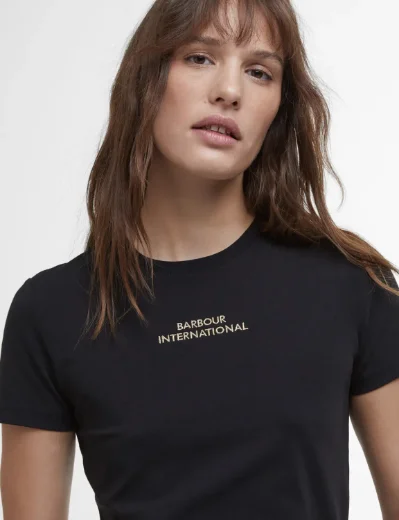 Barbour Women's International Estella T-shirt | Black
