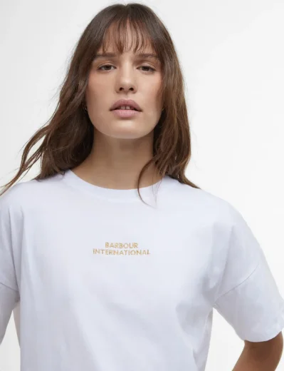 Barbour Women's International Harlow T-Shirt | White 
