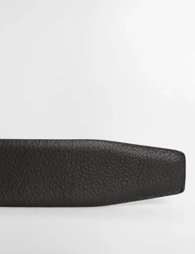 Barbour Clyde Leather Belt | Black