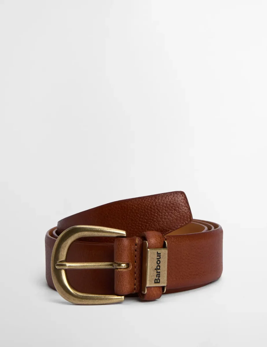 Barbour Clyde Leather Belt | Brown