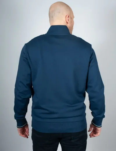 Fred Perry Half Zip Sweatshirt | Tennis Blue