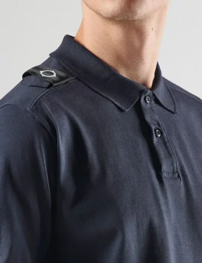 MA.STRUM LS Jersey Polo | Ink Navy