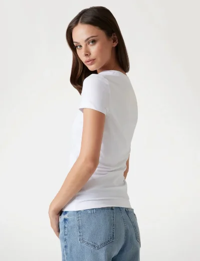 Guess Slim-Logo T-shirt | White