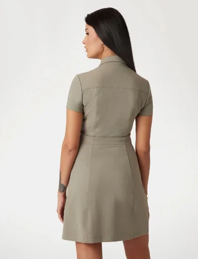 Guess Elora A-Line mini Dress | Green