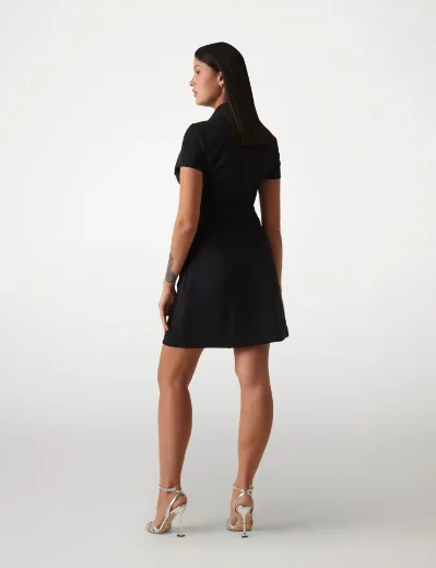 Guess Elora A-Line Mini Dress | Black