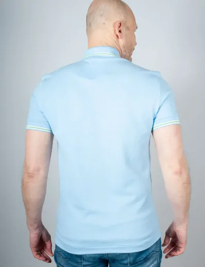 Lacoste Regular Fit Trim Accent L.12.12 Polo Shirt | Pale Blue