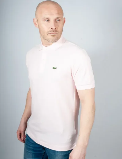 Lacoste Classic Fit L12.12 LIGHT Pique Polo | Light Pink