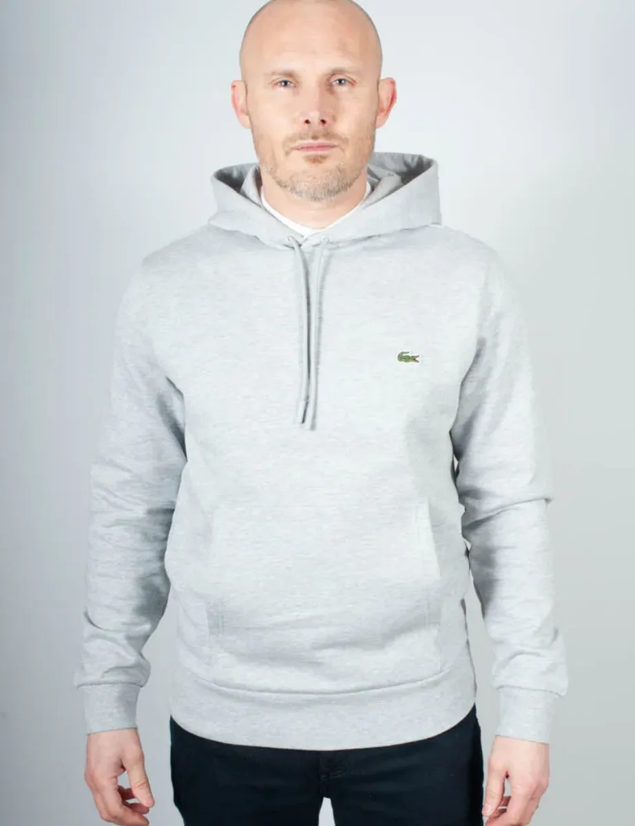 Lacoste Fleece Hoody | Light Heathered Grey
