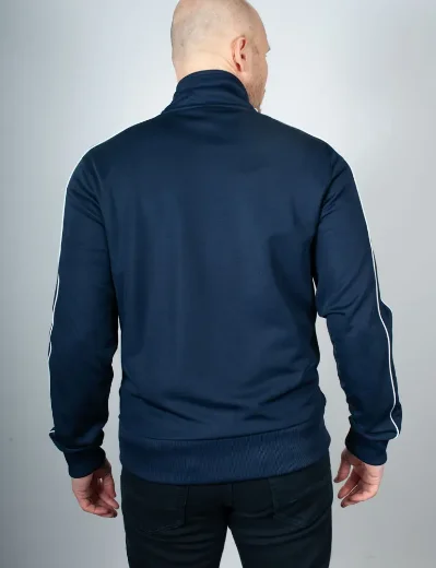 Lacoste Paris Piqué Zip Front Track Jacket | Midnight Blue