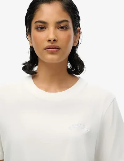 Superdry Essential Logo Embroidered T-Shirt | Optic 