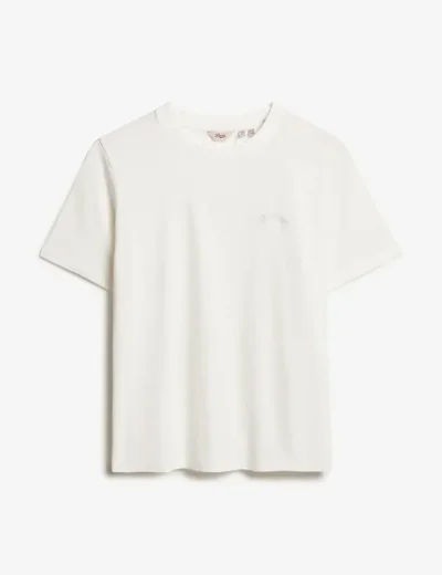 Superdry Essential Logo Embroidered T-Shirt | Optic 