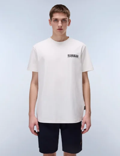 Napapijri Vignoni Back Logo T-Shirt | White Whisper
