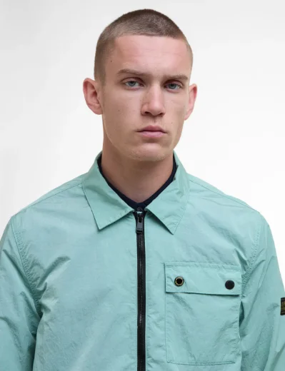 Barbour International Inline Overshirt | Granite Green