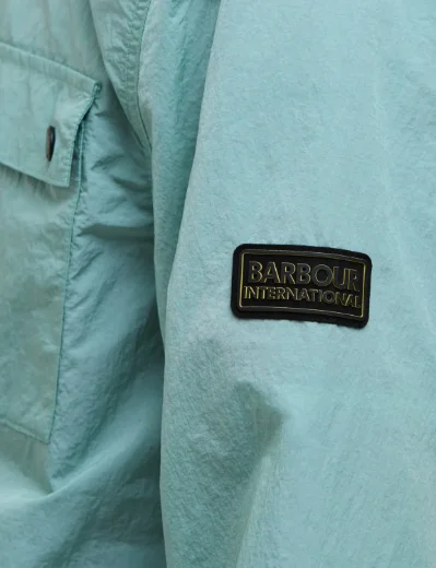 Barbour International Inline Overshirt | Granite Green