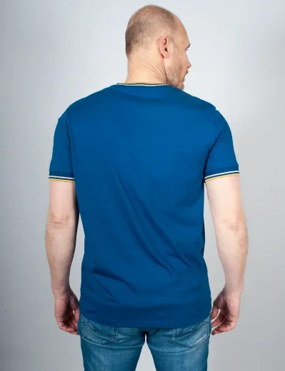 Fred Perry Twin Tipped T-shirt | Shaded Cobalt