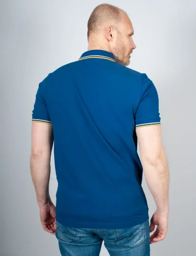 Fred Perry Twin Tipped Polo Shirt | Shaded Cobalt 